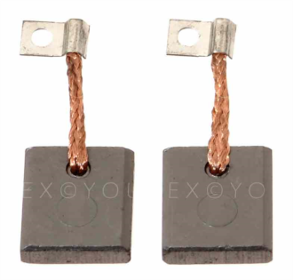 1107014140 - Kolsats 6x22x25 mm - Bosch Ersättning - Kolsatser Gen.