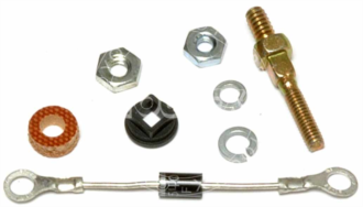 DR10479701 - Regulator Terminalsats - Delco Remy Ersättning - Rep.satser Gen.