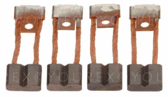 DR 38367 - Kolsats, 7.9x19.05x13.5mm - Delco Remy Ersättning - Kolsatser Startm. / DC mot.