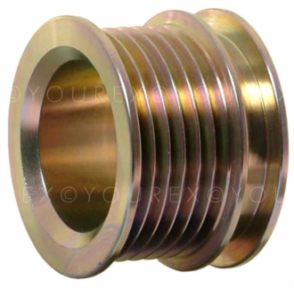F00M991029 - Remskiva 17x49 mm, 6 spår - Bosch Ersättning - Remskivor