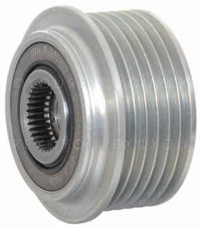 535 0032 10 - Frigångsrems.17x61x36,5, 6sp - Bosch Ersättning - Remskivor