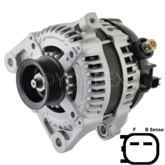 04801304 AC - Chrysler Generator 12V-160A - Denso Ersättning - Generatorer aggregat.