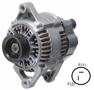 121000-3510 - Chrysler Generator 12V-90A - Denso Ersättning - Generatorer aggregat.
