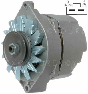 DR 1101925 - GM Generator 12V-85A, 15SI typ - Delco Remy Ersättning - Generatorer aggregat.