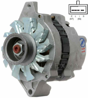 DR10479874 - Chev/GM Generator 12V-105A - Delco Remy Ersättning - Generatorer aggregat.
