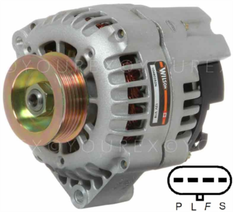 321-1433 - Chev/GM 2.2L (134ci) Gen. 100A - Delco Remy Ersättning - Generatorer aggregat.