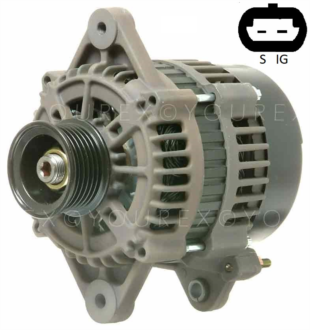 DR 19020611 - Mercruiser 4.3 Gen. 12V-70A - Delco Remy Ersättning - Generatorer aggregat.