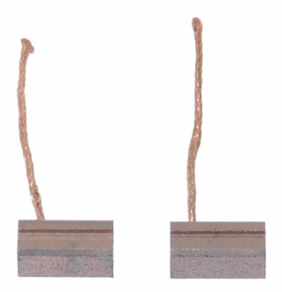 HX003 - Kolsats, 7.1x7.1x14.3mm - DC Motor & delar/alla fabrikat - Kolsatser Startm. / DC mot.