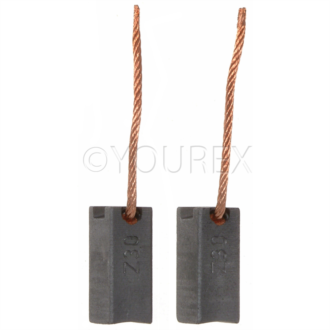 3134320341 - Kolsats, 8x10x19.5mm - DC Motor & delar/alla fabrikat - Kolsatser Startm. / DC mot.