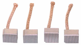 IKSX7 - Kolsats, 6x12x11,5mm - Iskra / Mahle Ersättning - Kolsatser Startm. / DC mot.
