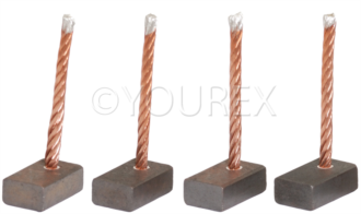 0285310350 - Kolsats, 7x12x19mm - Denso Ersättning - Kolsatser Startm. / DC mot.