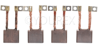 JAS-854 - Kolsats, 9x30x25mm - Denso Ersättning - Kolsatser Startm. / DC mot.