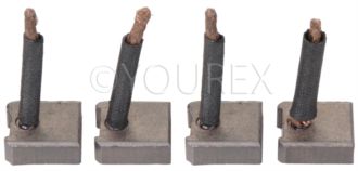 JAS-860 - Kolsats, 6x14x15mm - Mitsuba Ersättning - Kolsatser Startm. / DC mot.