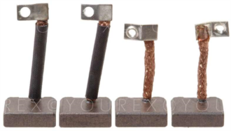 0237400360 - Kolsats 8x25x20mm, Delco/Nikko - Delco Remy Ersättning - Kolsatser Startm. / DC mot.