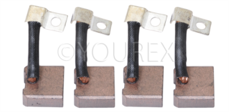 JAS-878 - Kolsats, 8x25x21.5mm - Nikko Ersättning - Kolsatser Startm. / DC mot.