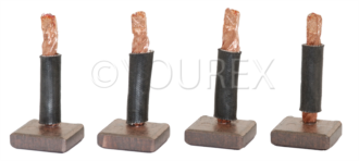 JAS-891 - Kolsats 5x19.5x16.5mm - Mitsuba Ersättning - Kolsatser Startm. / DC mot.