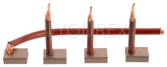 MM 51270798 - Kolsats, 6x13x17.5mm - Marelli / Fiat Ersättning - Kolsatser Startm. / DC mot.