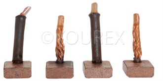 MM 832220401 - Kolsats 6x15x16.7 mm - Marelli / Fiat Ersättning - Kolsatser Startm. / DC mot.