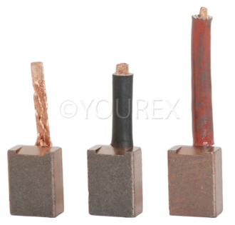 MM 83225265 - Kolsats, 7x13x17.5mm - Marelli / Fiat Ersättning - Kolsatser Startm. / DC mot.