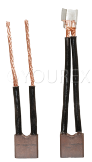 PSX119-120A - Kolsats, 7x15x14mm - Valeo/Paris-Rhone Ersättning - Kolsatser Startm. / DC mot.