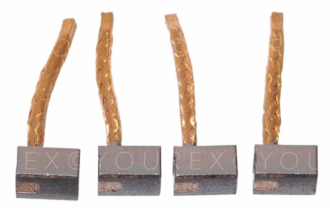 PR 594381 - Kolsats, 6.4x8x11mm - Valeo/Paris-Rhone Ersättning - Kolsatser Startm. / DC mot.