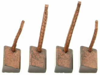 PSX169-170 - Kolsats, 3.9/6.4x10x15.5mm - Valeo/Paris-Rhone Ersättning - Kolsatser Startm. / DC mot.