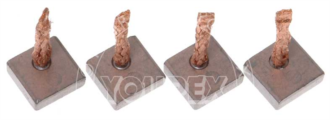 RX010(4) - Kolsats, 5.5x15x14.5mm - Delco Remy Ersättning - Kolsatser Startm. / DC mot.