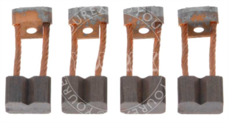 DR1874865 - Kolsats, 10.2x19.5x13.5mm - Delco Remy Ersättning - Kolsatser Startm. / DC mot.