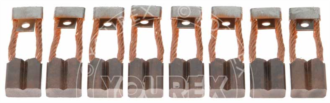 DR1906988 - Kolsats, 9.53x19x19mm (8) - Delco Remy Ersättning - Kolsatser Startm. / DC mot.