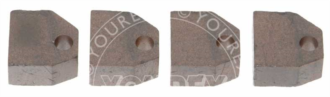 RX087S - Kolsats, 9.3x19x19mm - Delco Remy Ersättning - Kolsatser Startm. / DC mot.