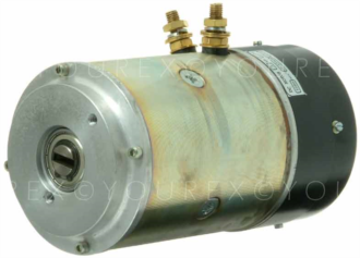 12MA 42TWA - DC Motor 12V, 3kw, UD 125mm. - Haldex / Hesselman, Ers - DC Motorer