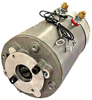 24MC 4TWA - DC Motor 24V, 3kw, UD 125mm. - Haldex / Hesselman, Ers - DC Motorer