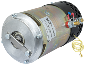 MP22 - DC Motor 24V-3kW, med fläkt - Haldex / Hesselman, Ers - DC Motorer