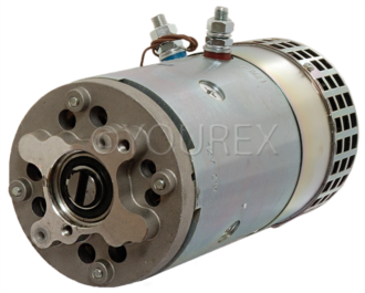 YH-1011 - DC Motor 12V-3kW, med fläkt - Haldex / Hesselman, Ers - DC Motorer