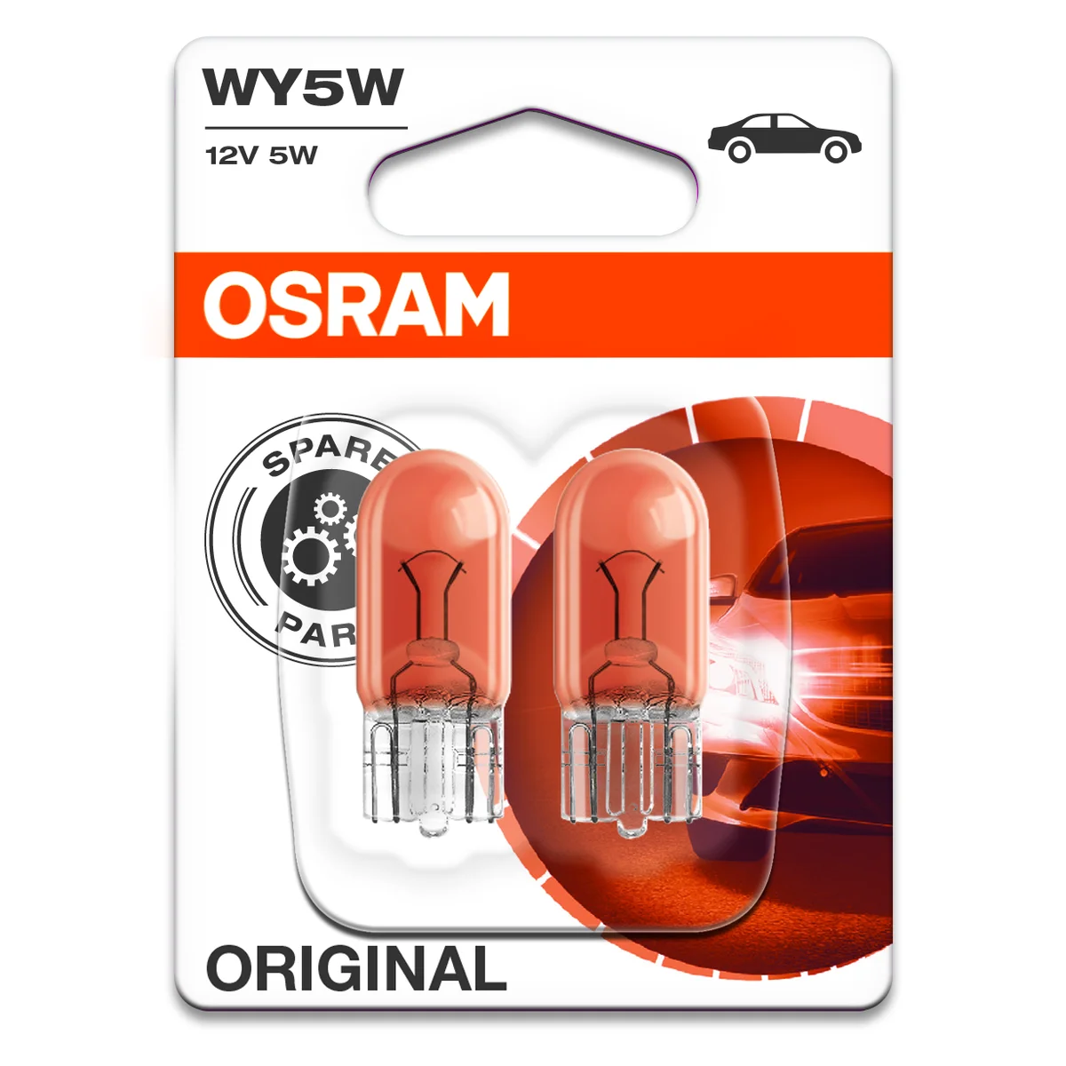 WY5W 12V Lampa Gul Osram 2pack
