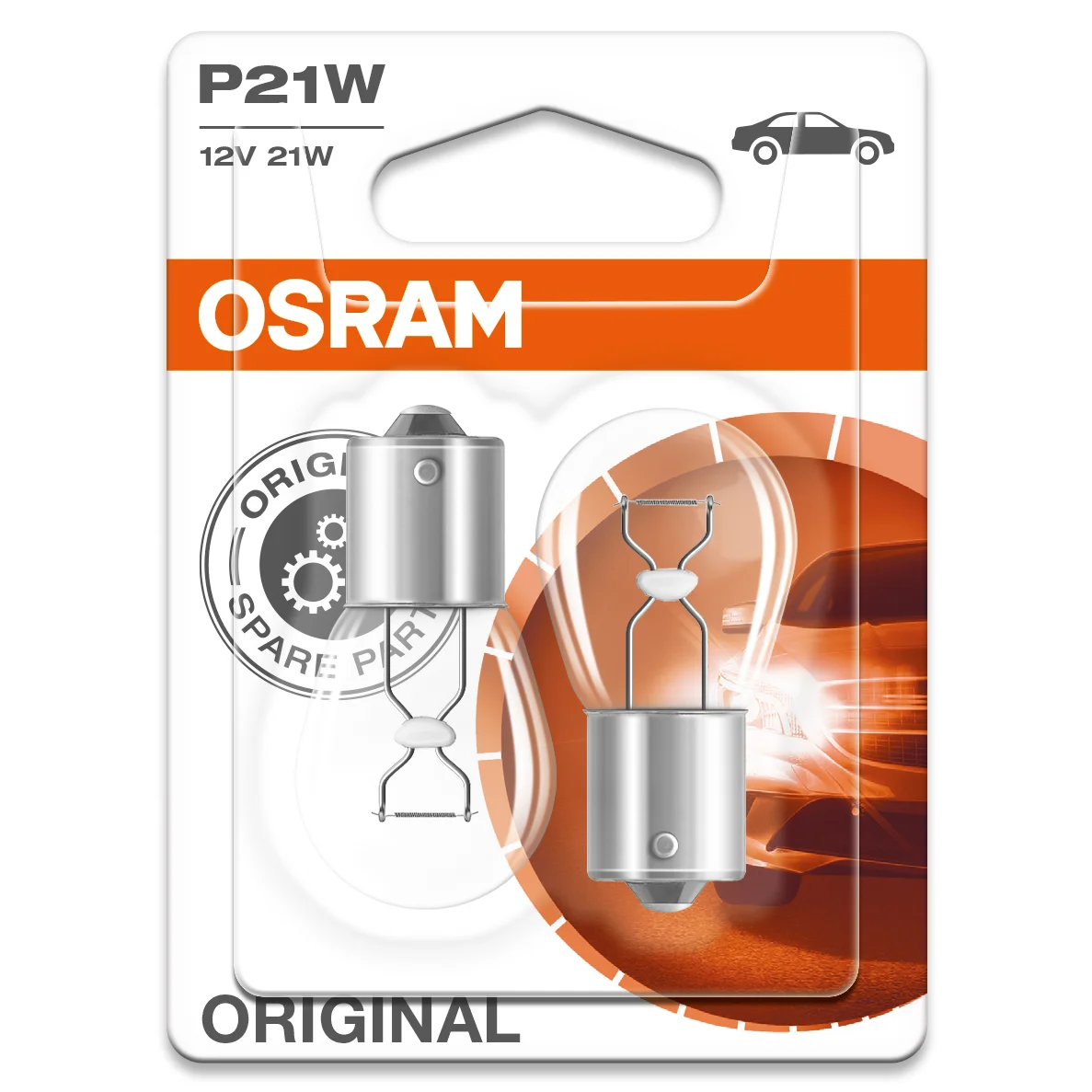 P21W 12V Glödlampa Osram 2pack