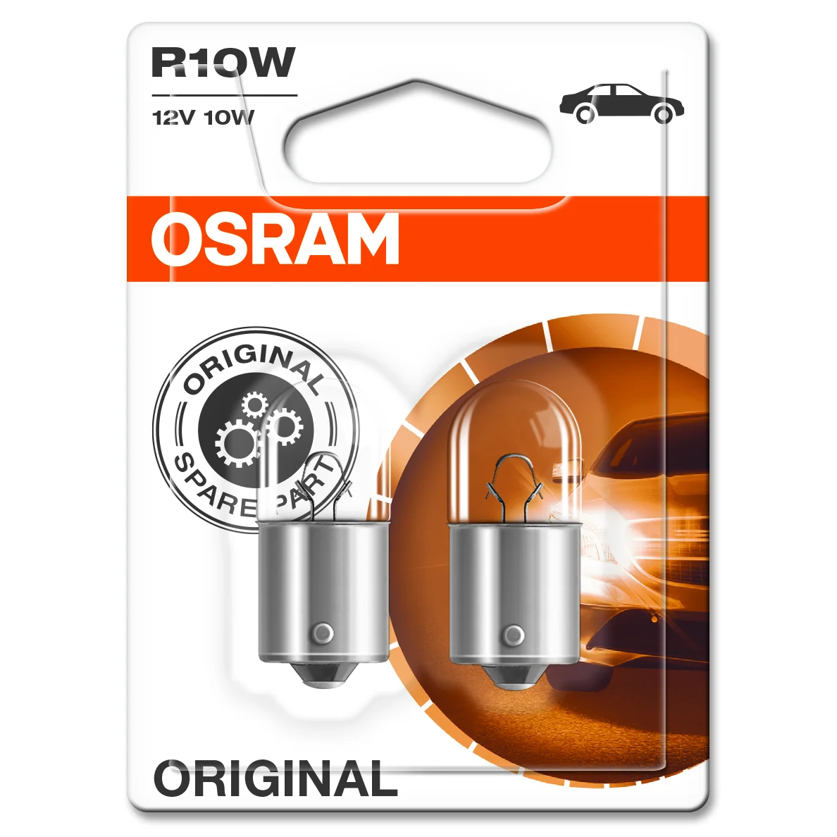 R10W 12V Glödlampa Osram 2pack