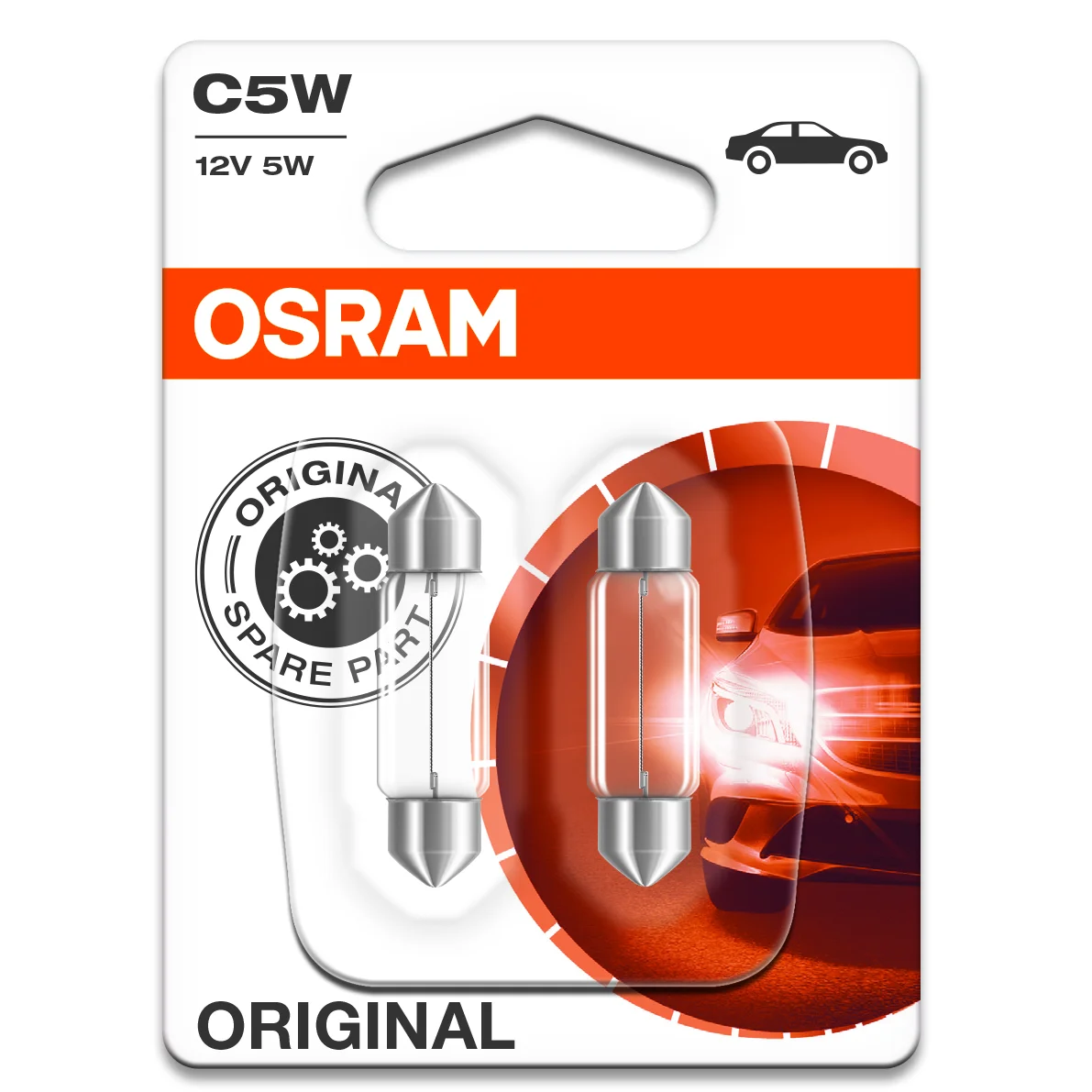 C5W 12V Spollampa 35mm Osram