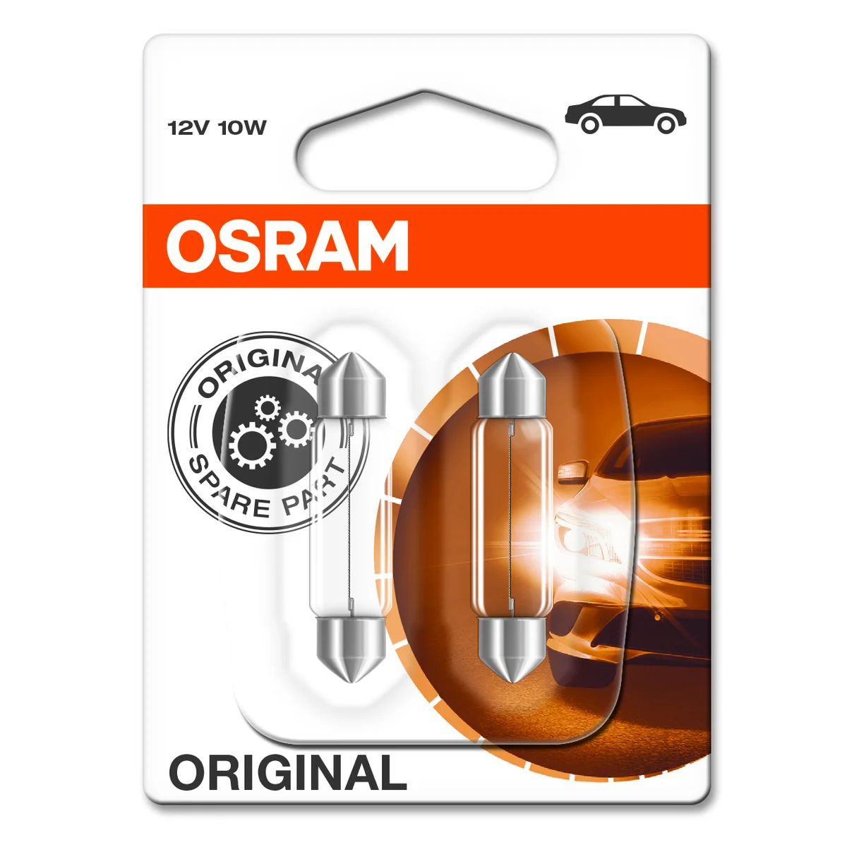 Lampa Spol 10W 12V 41mm Osram