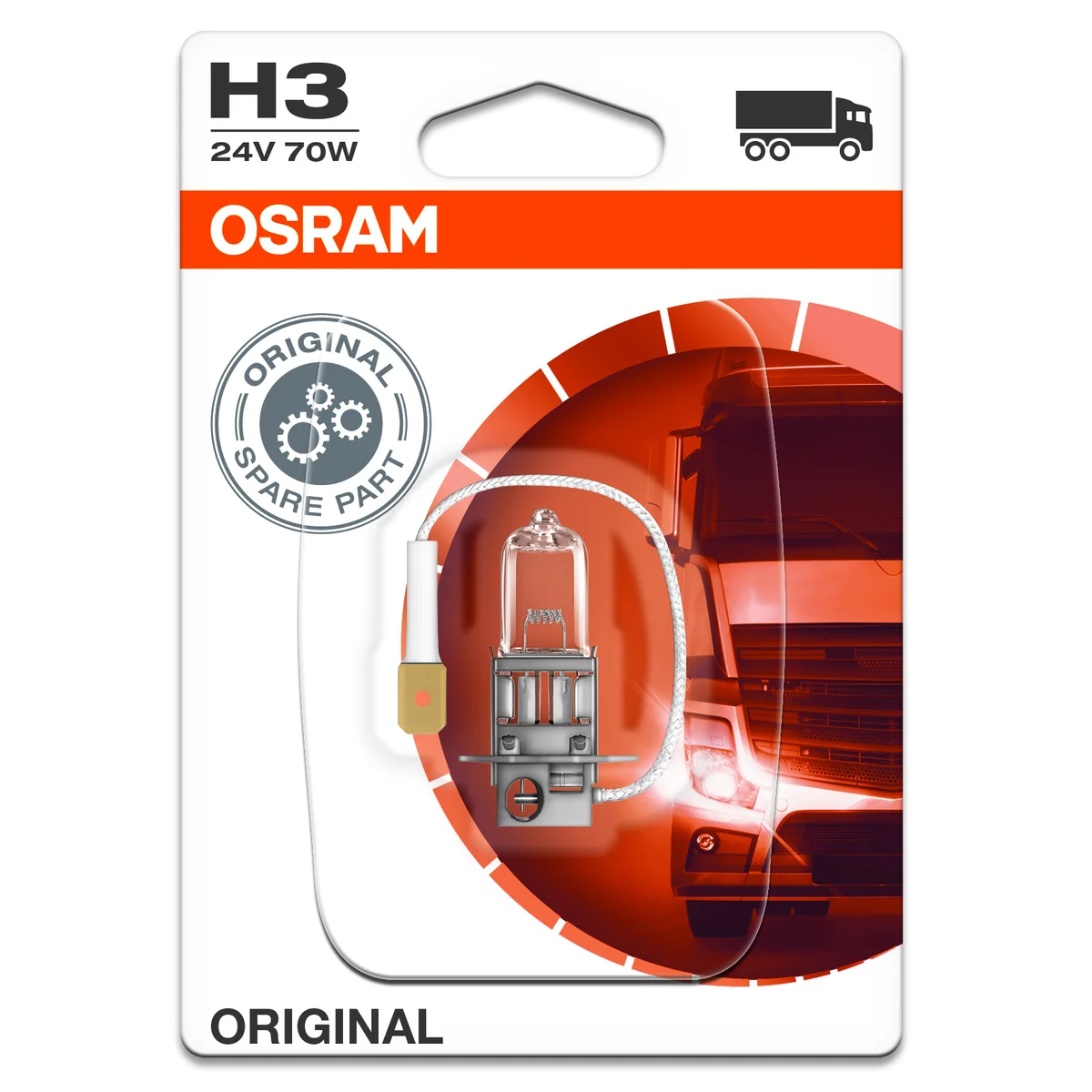 H3 Lampa 24V-70W, Osram Orig.