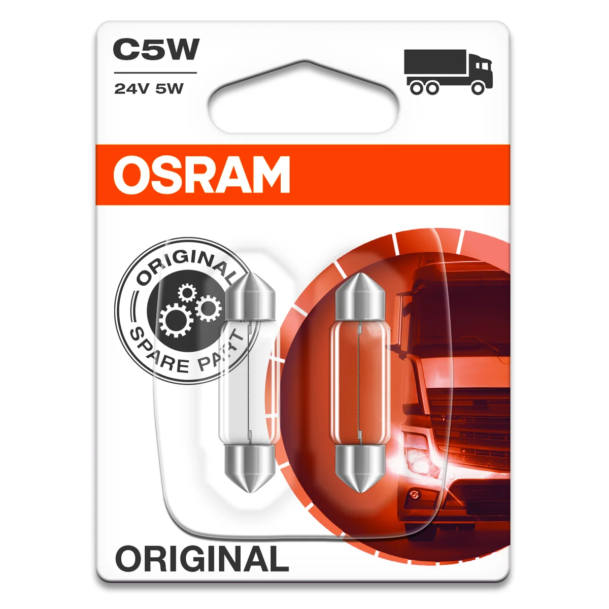 C5W 24V Spollampa 35mm Osram