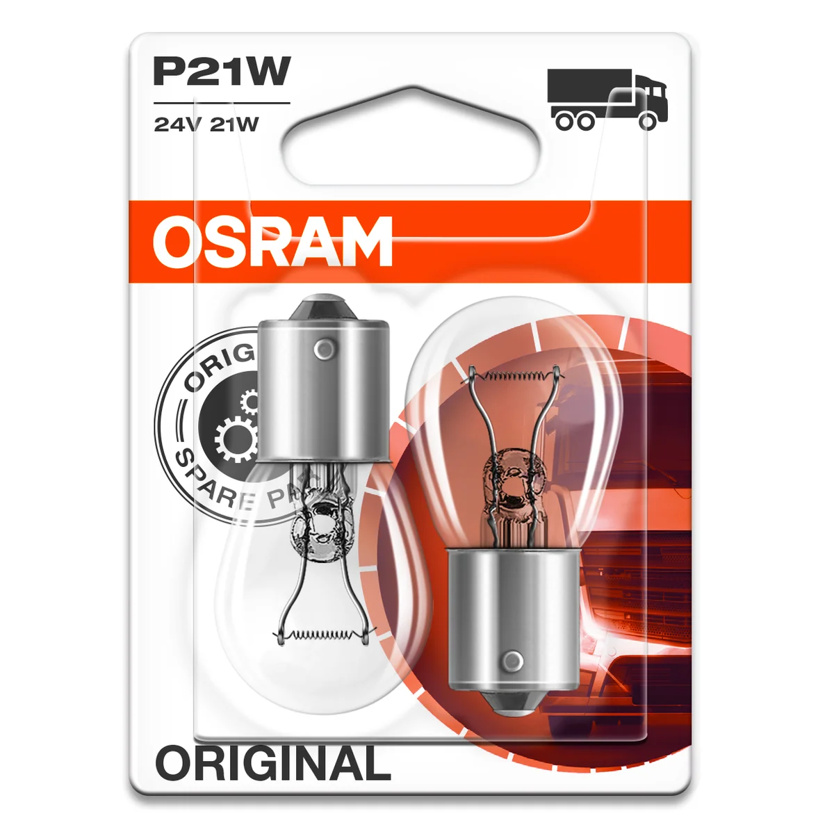 P21W 24V Glödlampa Osram 2pack