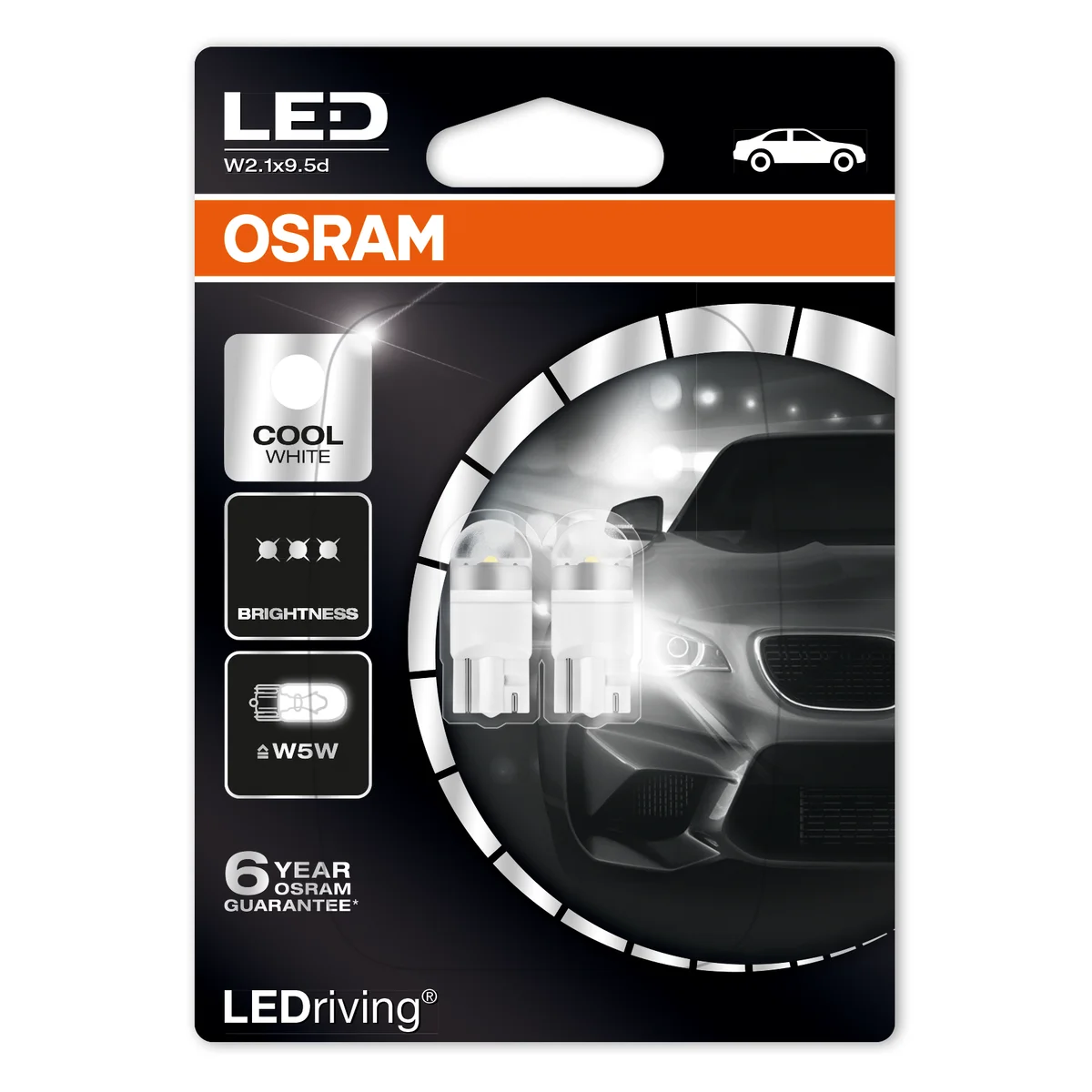LED W5W 12V Glödlampa Osram