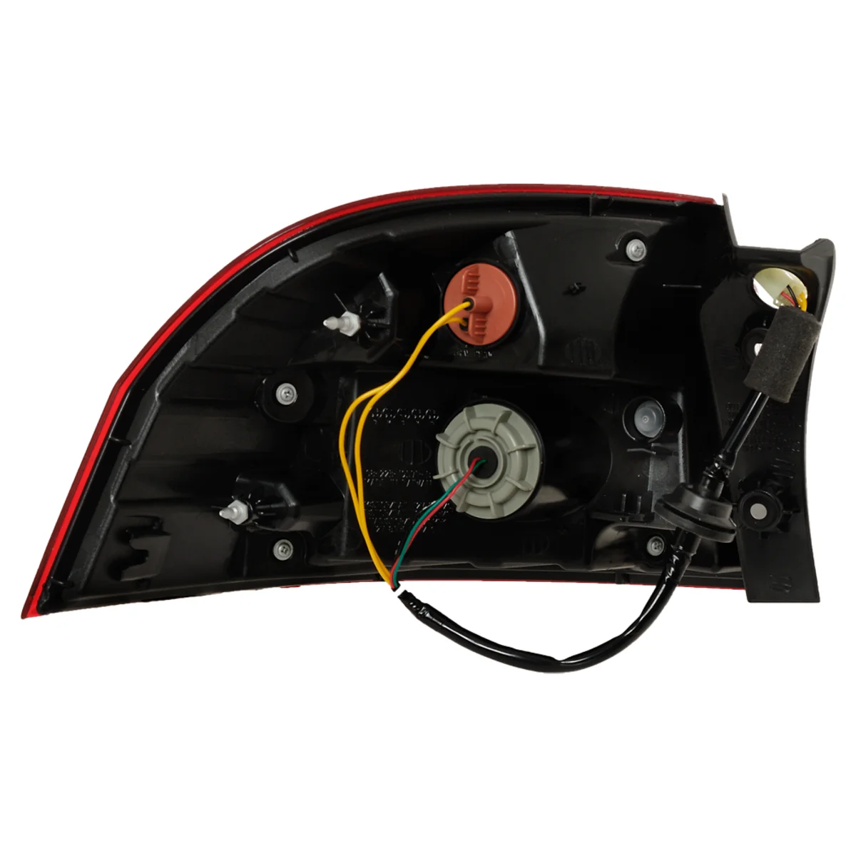 Baklykta, höger röd fits Kia