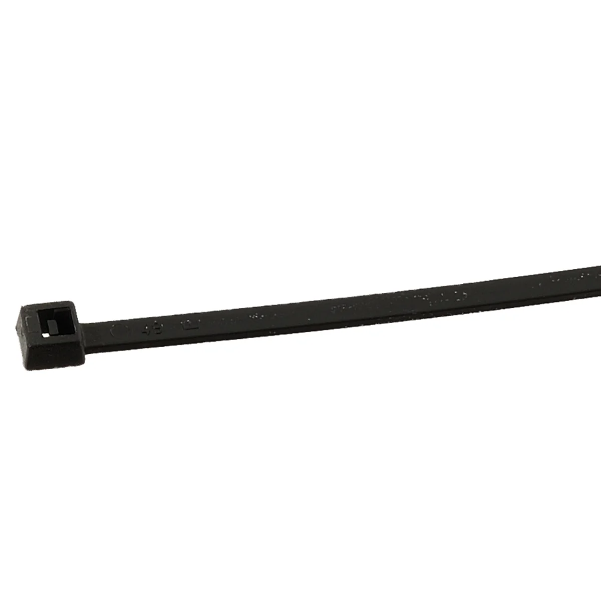 Buntband svart 370x3.5mm, 100p