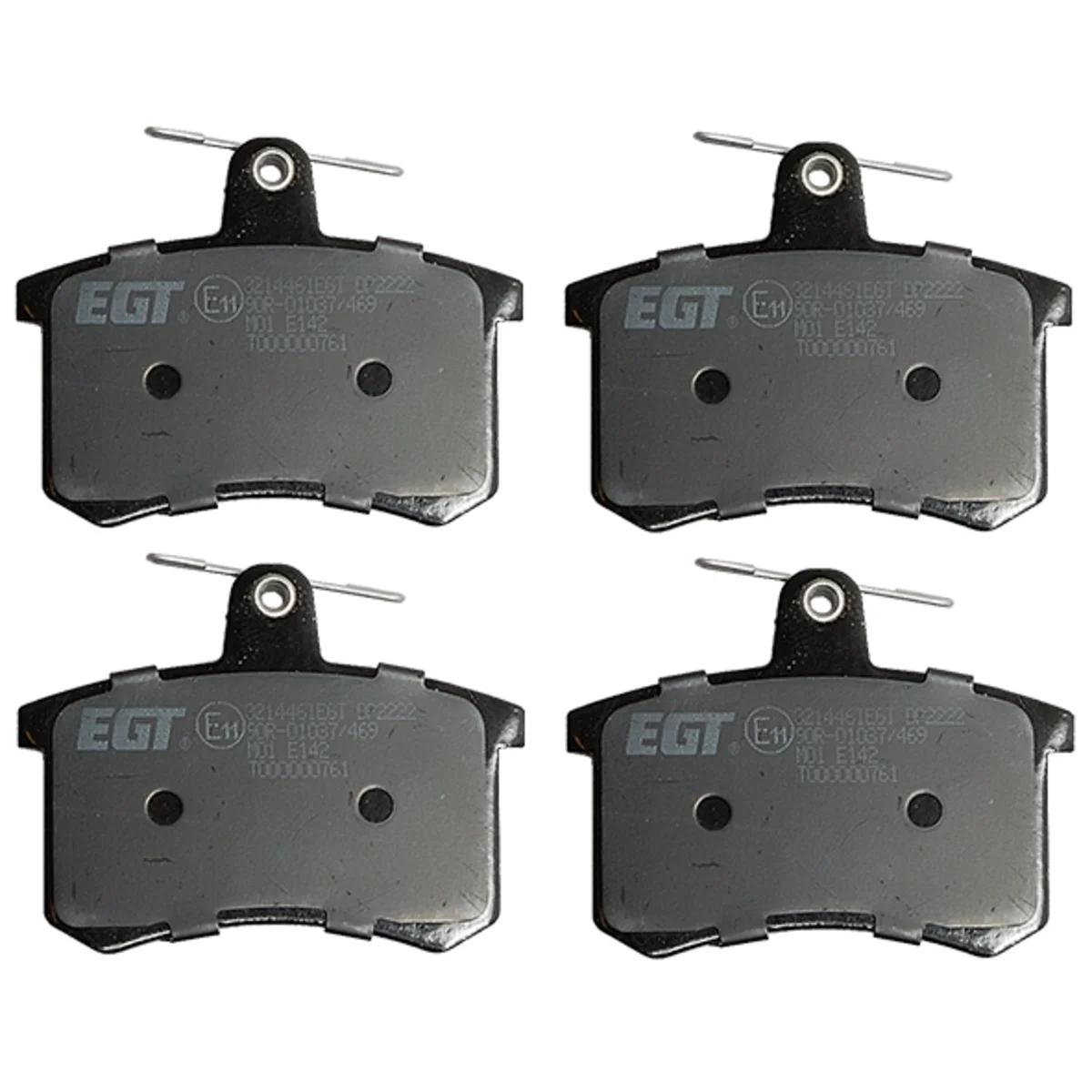 Bromsbeläggssats, Bakaxel