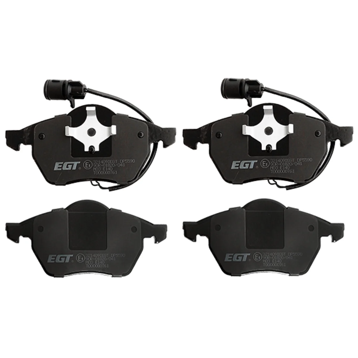 Bromsbeläggssats, Framaxel