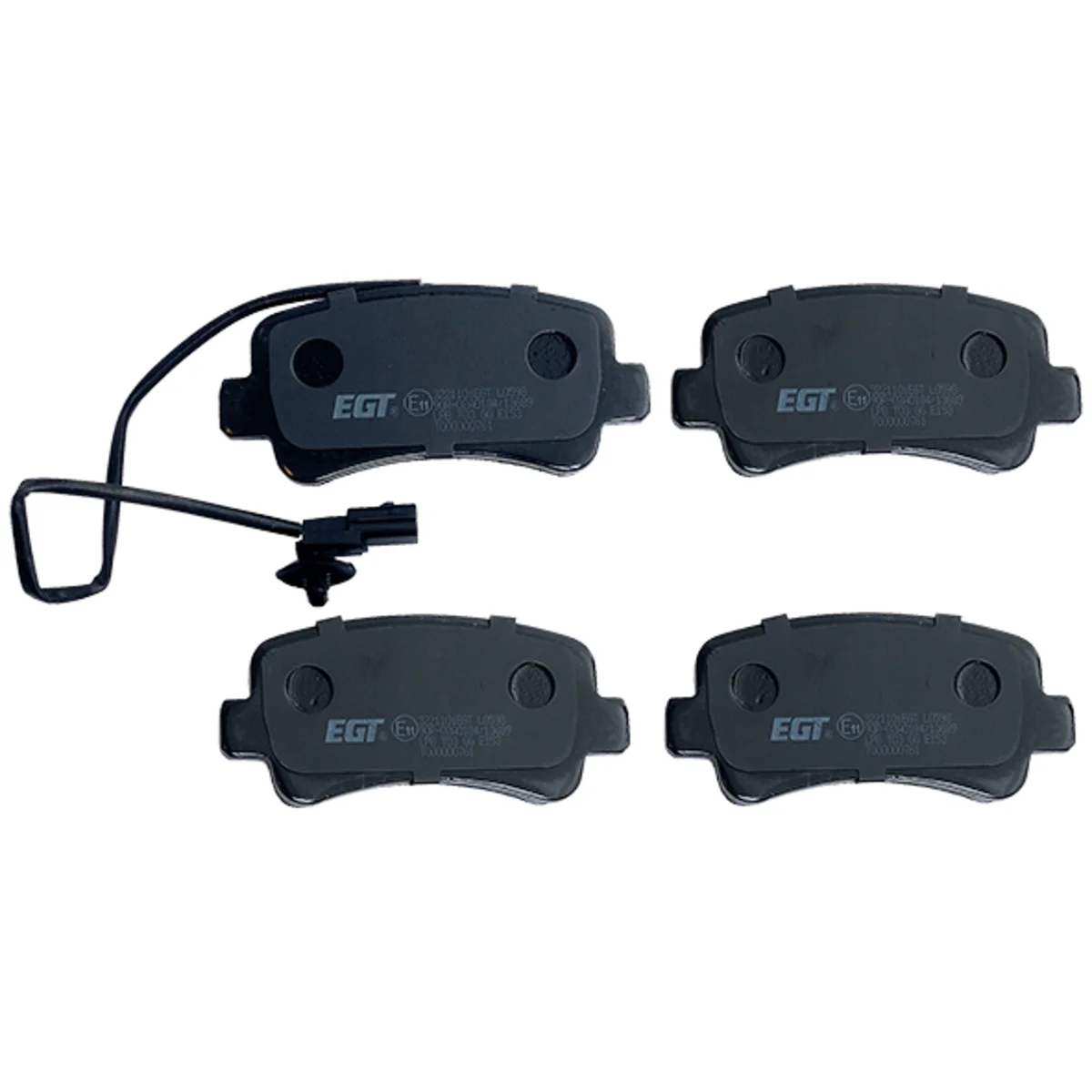 Bromsbeläggssats, Bakaxel