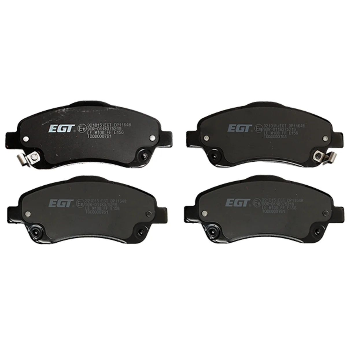 Bromsbeläggssats, Framaxel