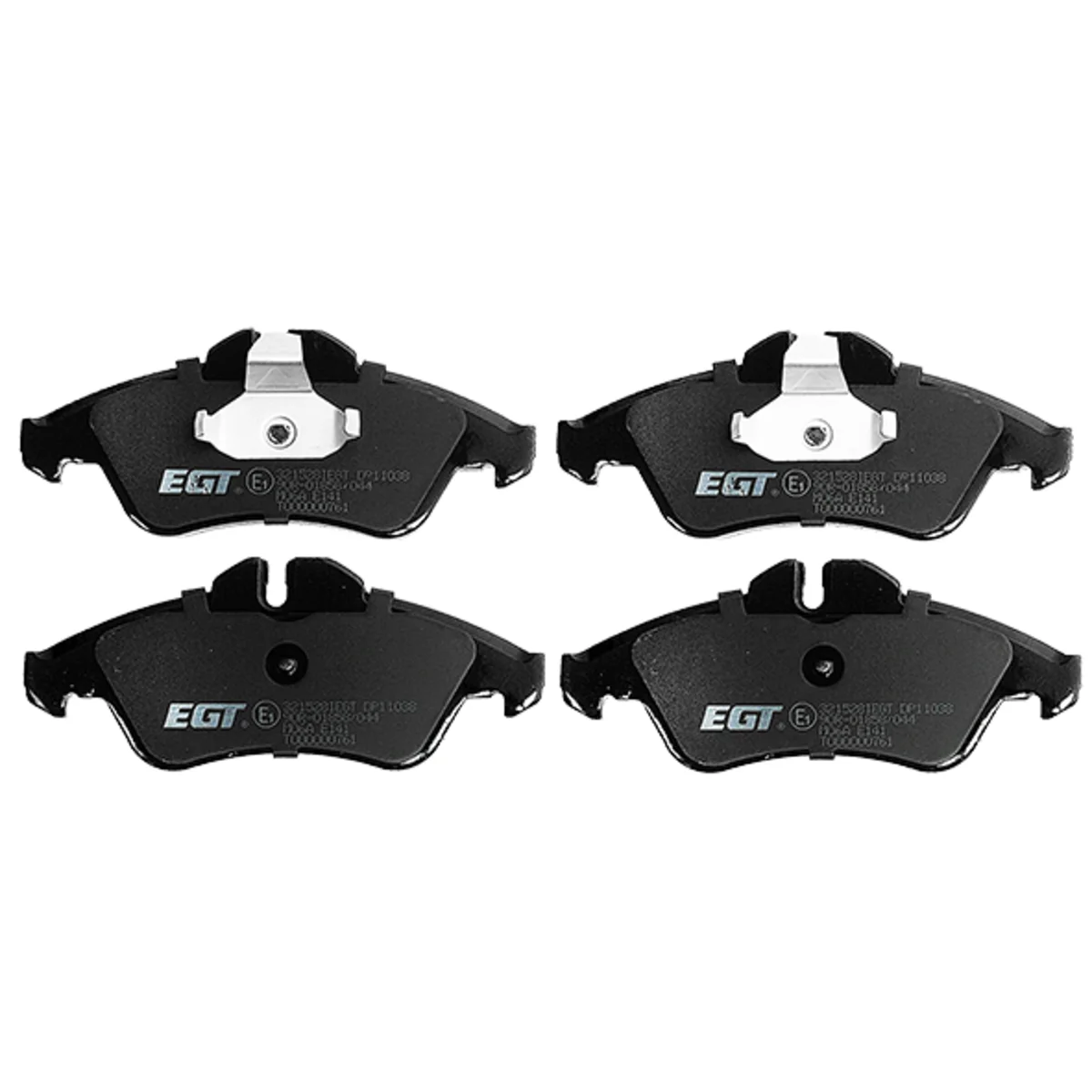 Bromsbeläggssats, Framaxel